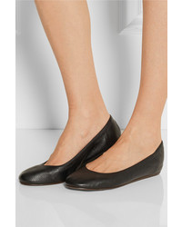 Ballerines en cuir noires Lanvin