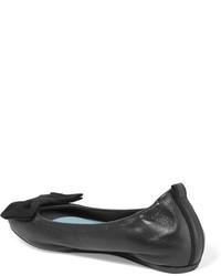 Ballerines en cuir noires Lanvin