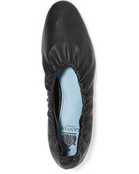 Ballerines en cuir noires Lanvin