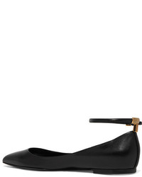 Ballerines en cuir noires Tom Ford