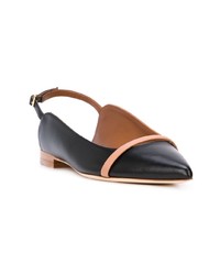 Ballerines en cuir noires Malone Souliers