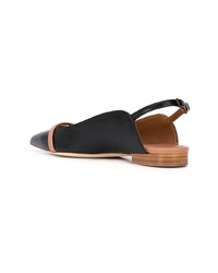 Ballerines en cuir noires Malone Souliers