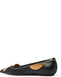 Ballerines en cuir noires Marni