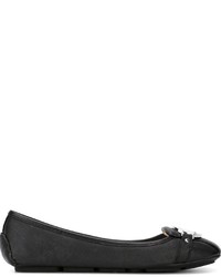 Ballerines en cuir noires MICHAEL Michael Kors