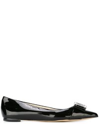 Ballerines en cuir noires MICHAEL Michael Kors