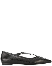 Ballerines en cuir noires MICHAEL Michael Kors