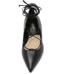 Ballerines en cuir noires Michael Kors