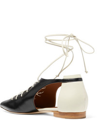 Ballerines en cuir noires Malone Souliers