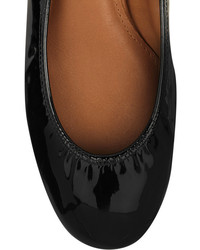 Ballerines en cuir noires Lanvin