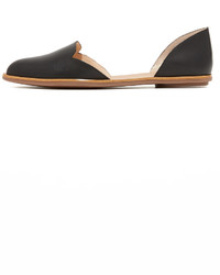 Ballerines en cuir noires Loeffler Randall