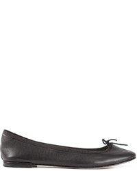 Ballerines en cuir noires Repetto