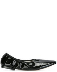 Ballerines en cuir noires Repetto