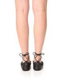 Ballerines en cuir noires Yosi Samra