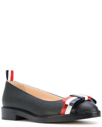 Ballerines en cuir noires Thom Browne