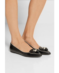 Ballerines en cuir noires Tod's