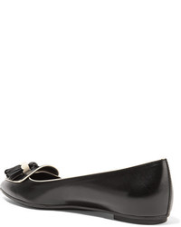 Ballerines en cuir noires Tod's