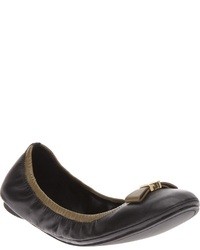 Ballerines en cuir noires Tory Burch