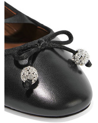 Ballerines en cuir noires Aquazzura