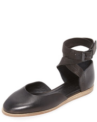 Ballerines en cuir noires Zero Maria Cornejo