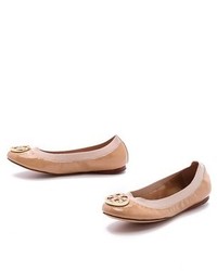 Ballerines en cuir ornées noires Tory Burch