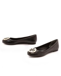 Ballerines en cuir ornées noires Tory Burch