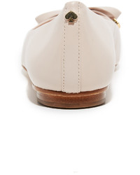 Ballerines en cuir roses Kate Spade