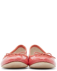 Ballerines en cuir rouges Repetto