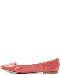 Ballerines en cuir rouges Repetto