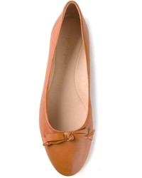 Ballerines en cuir tabac Mellow Yellow