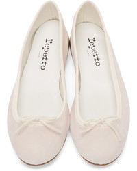 Ballerines en daim beiges Repetto