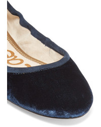 Ballerines en daim bleu marine Sam Edelman