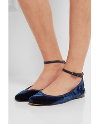 Ballerines en daim bleu marine Sam Edelman