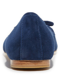 Ballerines en daim bleu marine Kate Spade