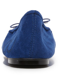 Ballerines en daim bleues Sam Edelman