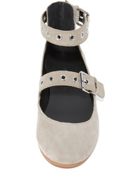 Ballerines en daim grises Rebecca Minkoff