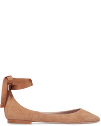 Ballerines en daim marron clair AERIN