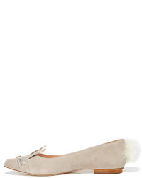 Ballerines en daim marron clair Kate Spade