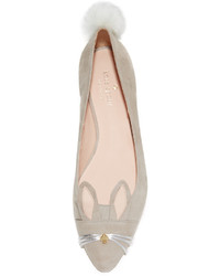 Ballerines en daim marron clair Kate Spade