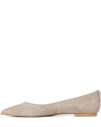 Ballerines en daim marron clair Sam Edelman