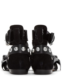 Ballerines en daim noires Isabel Marant