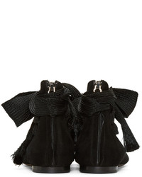 Ballerines en daim noires Chloé