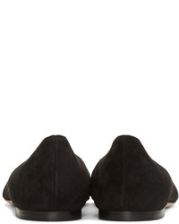 Ballerines en daim noires Jimmy Choo