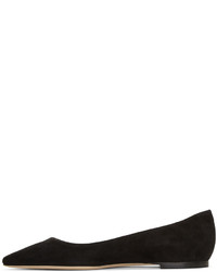 Ballerines en daim noires Jimmy Choo