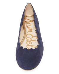 Ballerines en daim noires Sam Edelman