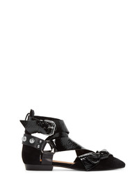 Ballerines en daim noires Isabel Marant