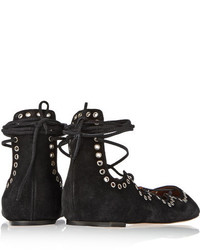 Ballerines en daim noires Isabel Marant