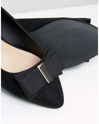 Ballerines en daim noires Miss KG