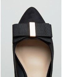 Ballerines en daim noires Miss KG