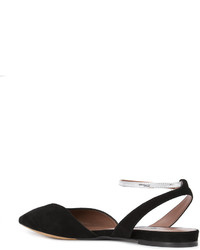 Ballerines en daim noires Tabitha Simmons