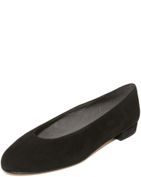 Ballerines en daim noires Stuart Weitzman